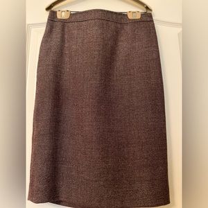 Ann Taylor Loft pencil skirt, size 2, tweed pattern